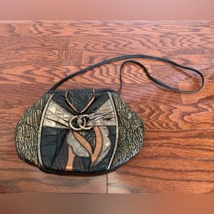 Vintage Black Clutch Bag